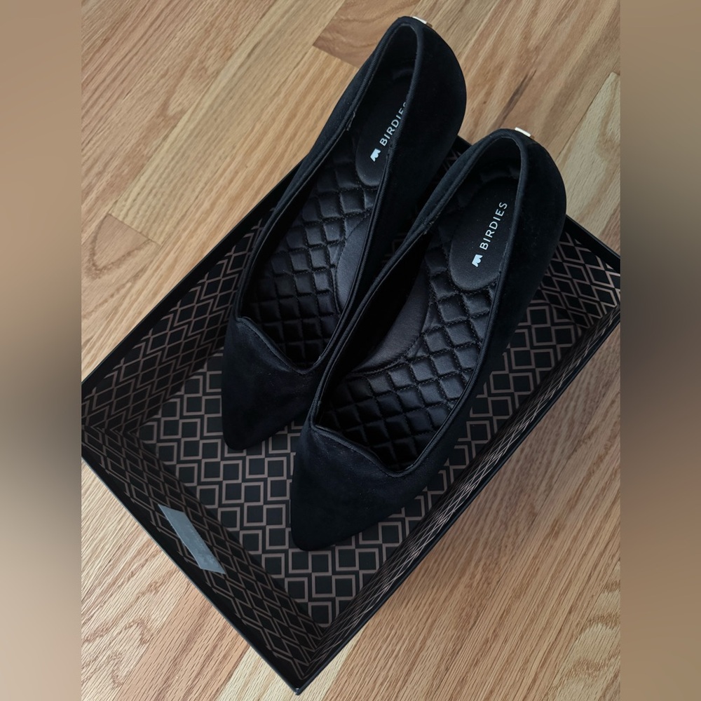 NEW Birdies the Sparrow Black Flats